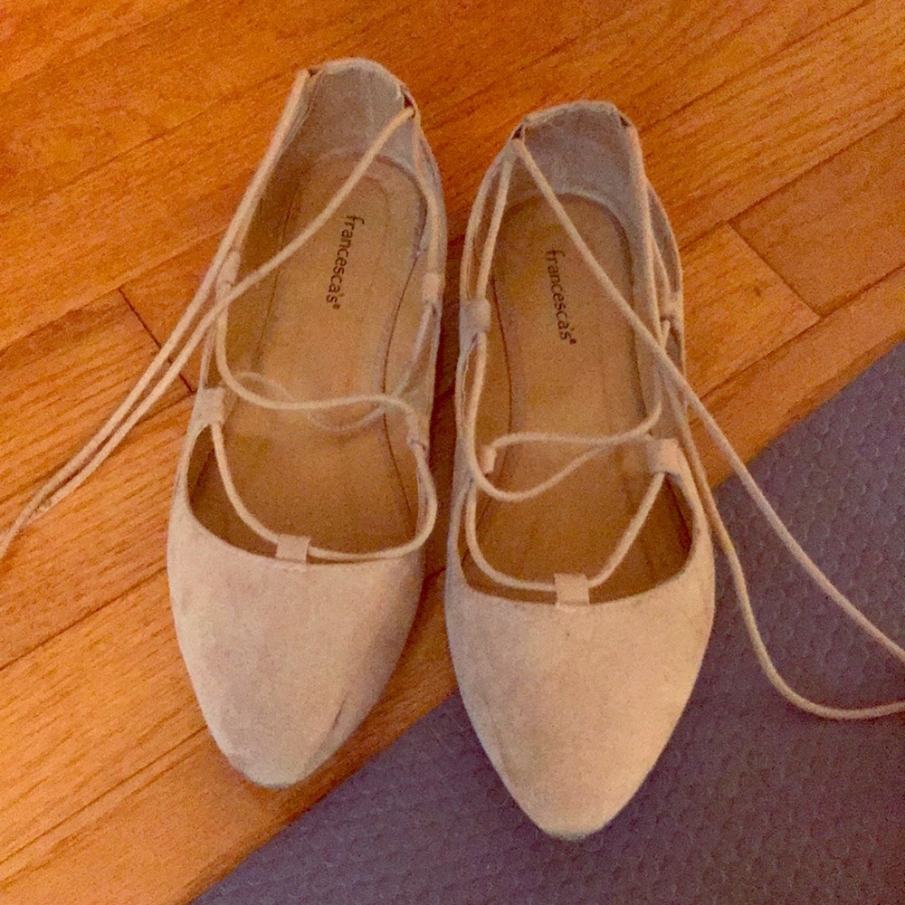 Nude Ballet flats